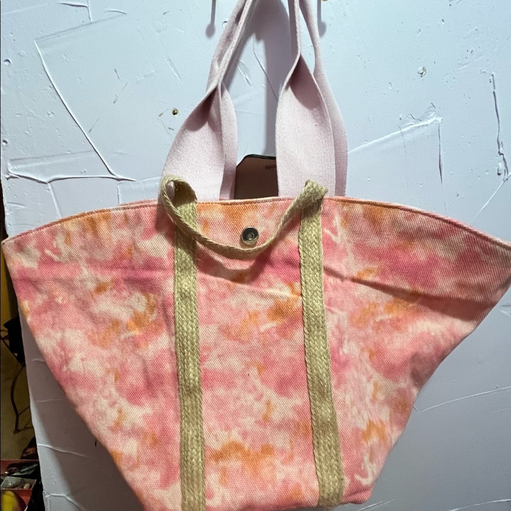 Pink Tie Dye Bag